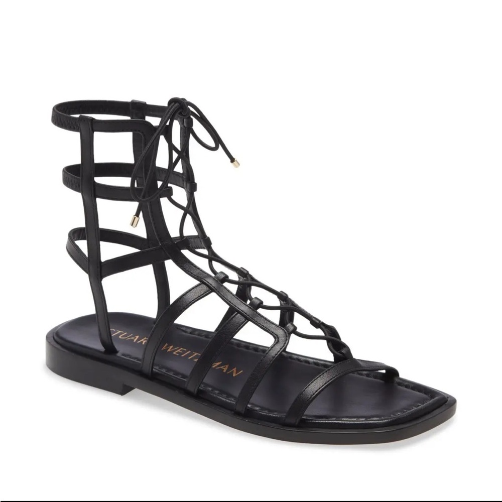 Stuart Weitzman Kora Lace-Up Sandal Size 9.5